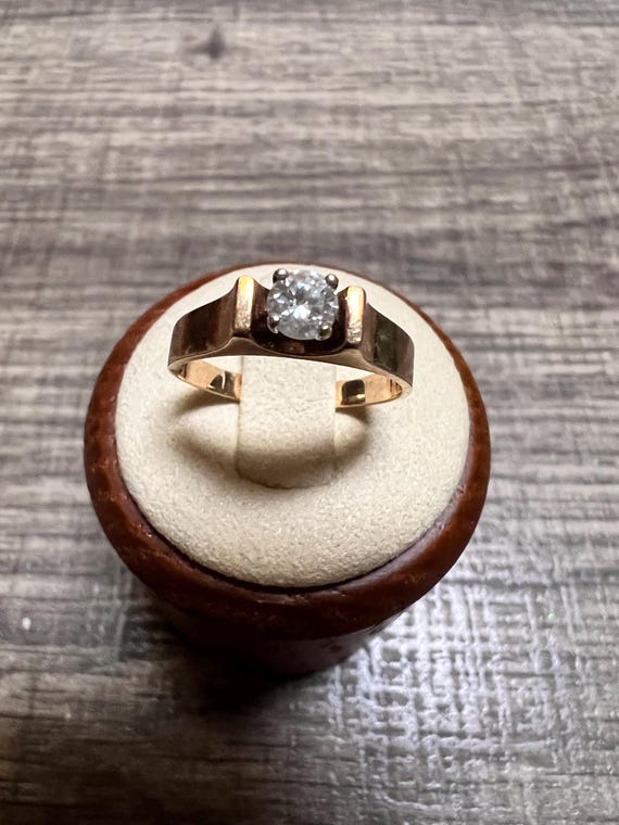 14K Solid Gold Solitaire Diamond Ring. Great addi… - image 16