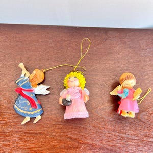 Variety of Vintage Christmas Angel Ornaments. A Nice Addition to Your Christmas Tree and or Decor. A Nice Gift. Sold Separately.
