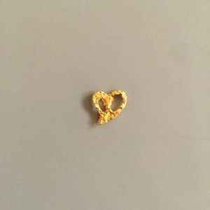 Vintage 10K Solid Gold Heart Pendant/Charm.
