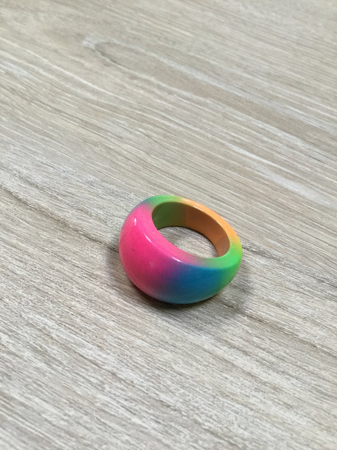 Fun Time Fun Ring Vintage Rainbow Ring. Fun Carnival Ring. Definitely Brings a Smile to ...
