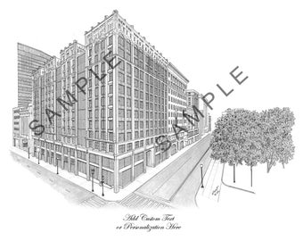 Emerson - College Art Print