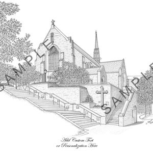 Loyola - University Alumni Chapel Art Print