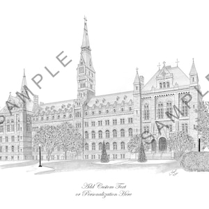Georgetown - University Art Print