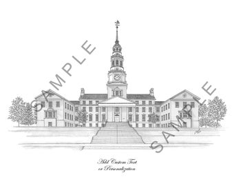 Colby - College Art Print