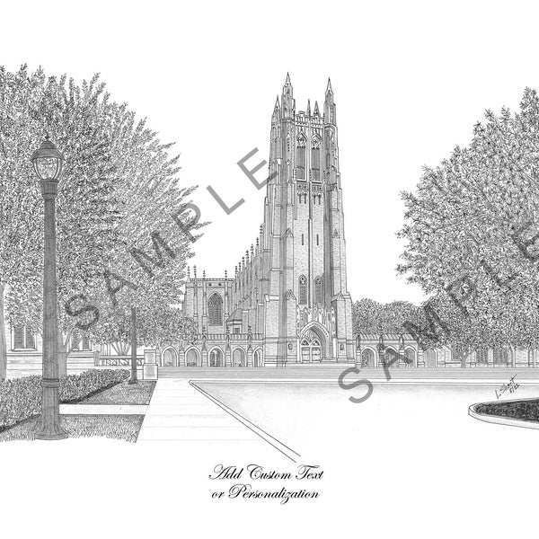 Duke - University Chapel Art Print