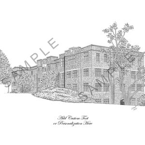 Virginia Tech Patton Hall Art Print