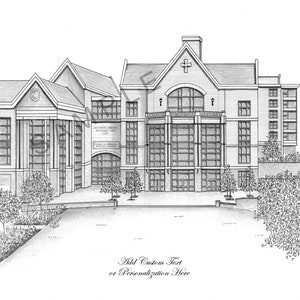 University - of - Scranton DeNaples Center Art Print