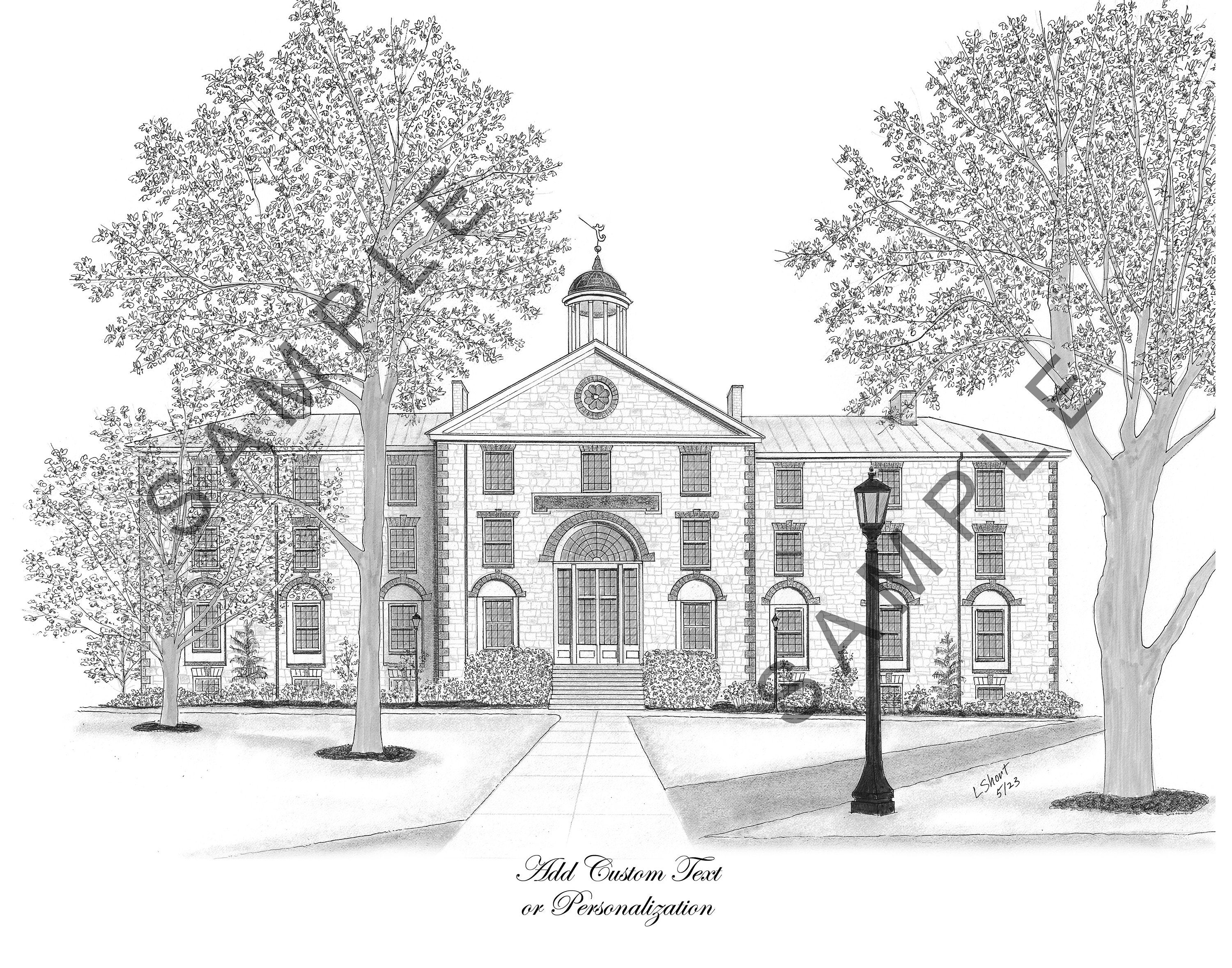 Dickinson - College Art Print