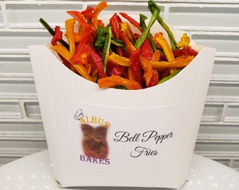 Bell Pepper Fries Treats for Rabbits