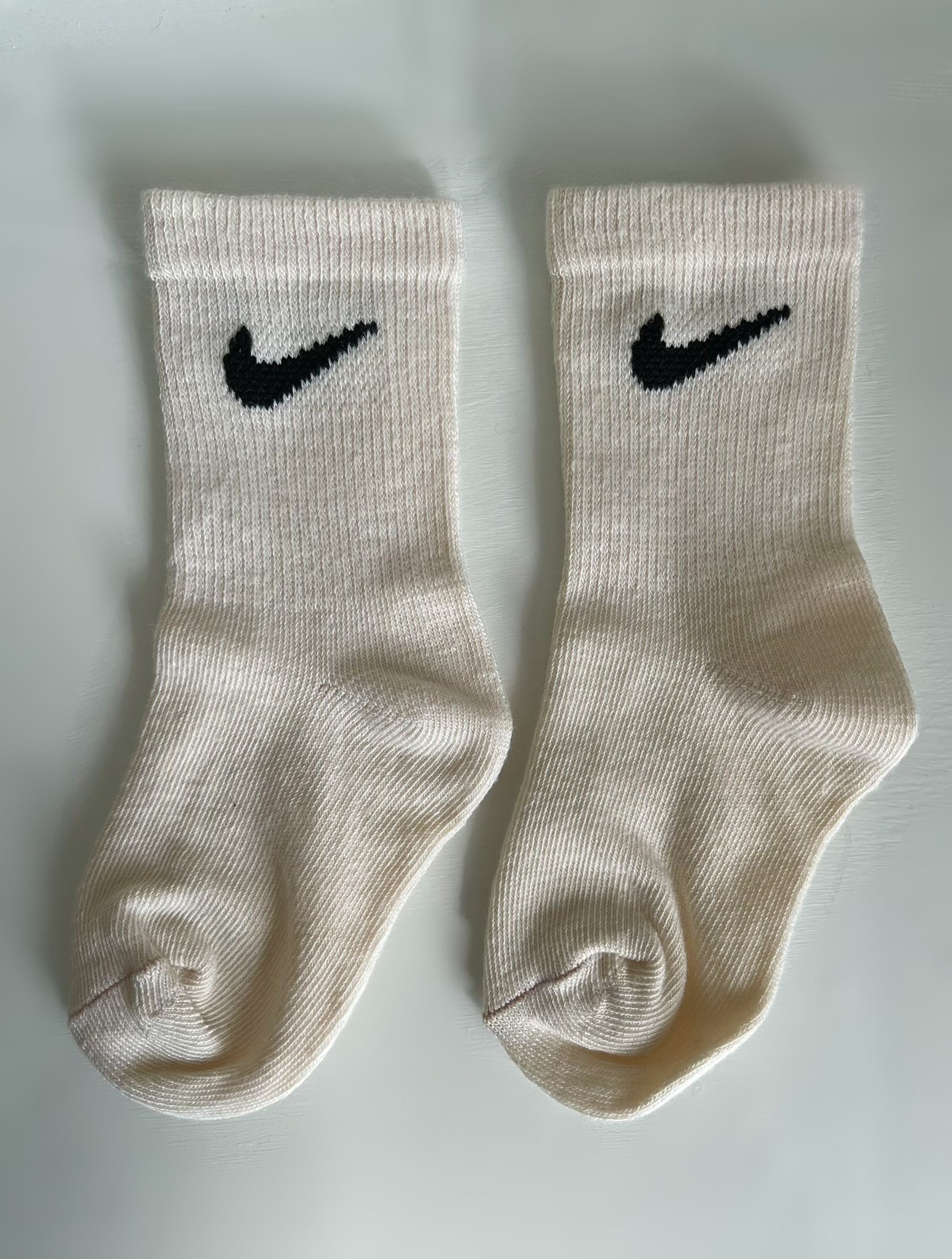 Nike baby kids toddler caramel socks custom colour beige tones | Etsy
