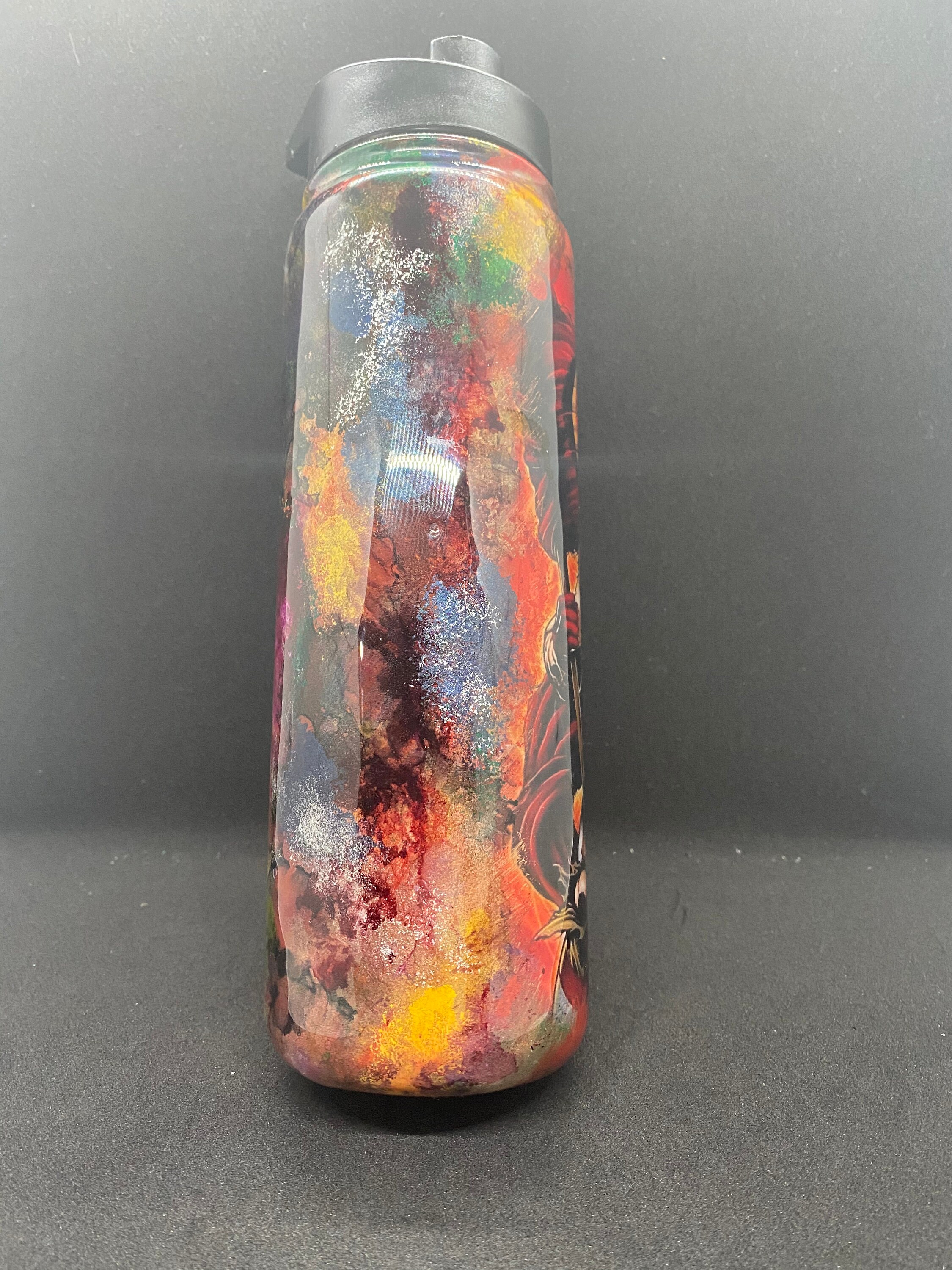 Tumbler Water Bottle Alcohol Ink Stainless Steel Double Wall - Etsy ...