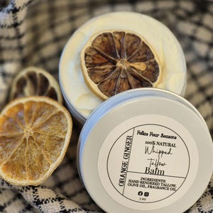 Whipped beef tallow balm