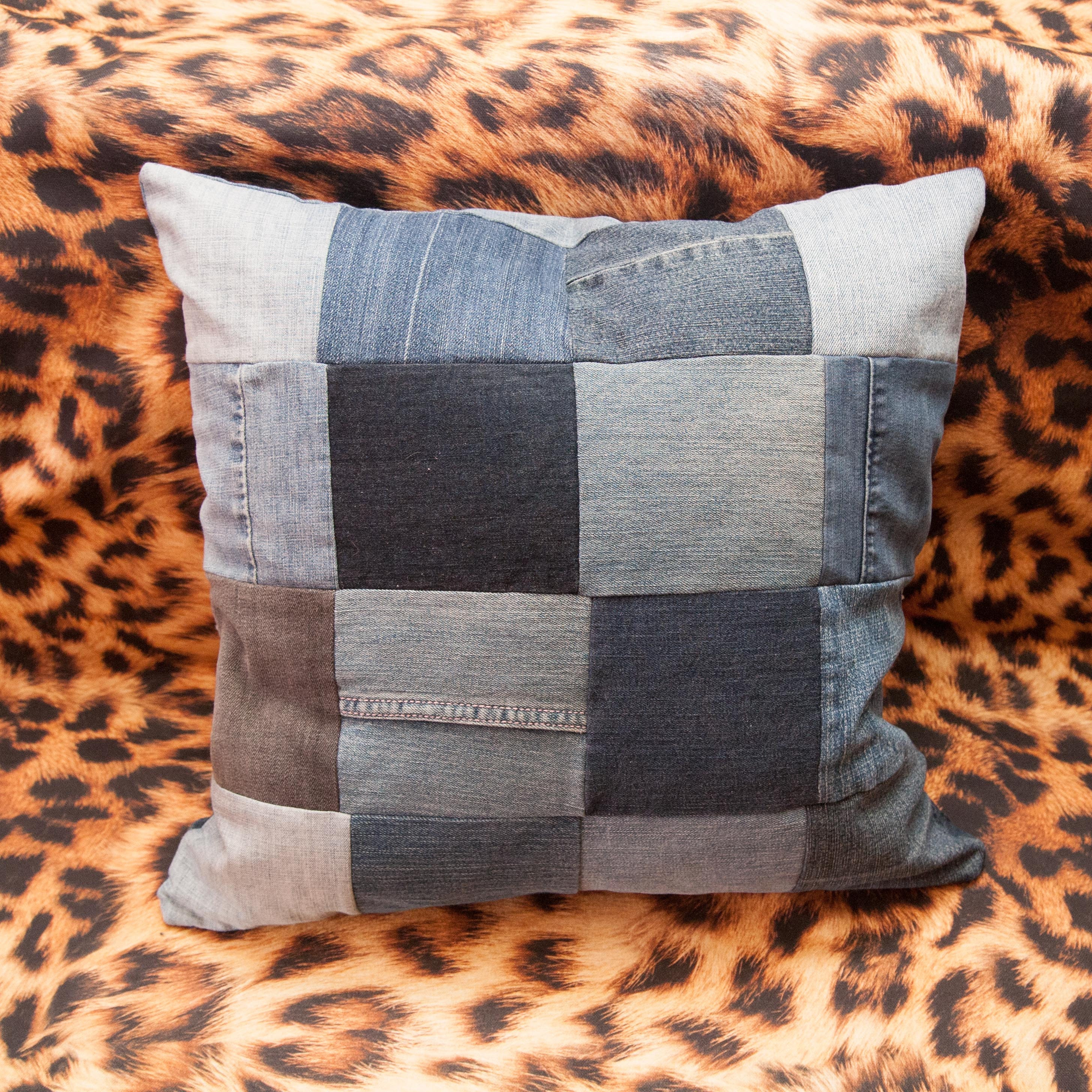 denim cushion covers