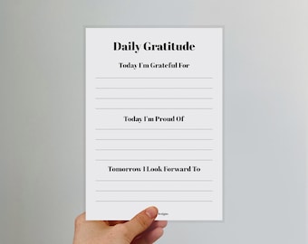 Mindfulness journal -Daily gratitude - Reusable, wipe, and reuse- morning routine - grateful for reusable - self-care stationery - eco gifts