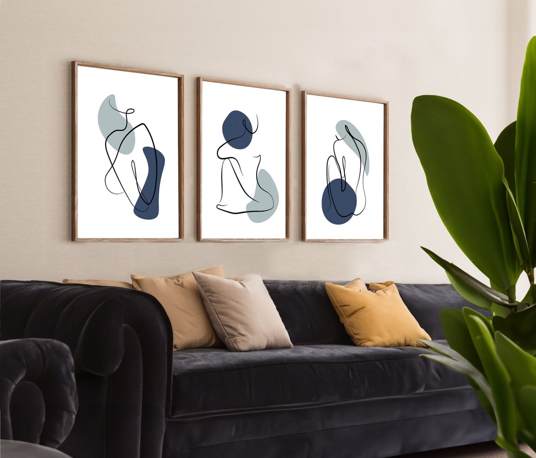 Body Line Art Prints (set of 3): Feminist Wall Decor - Etsy