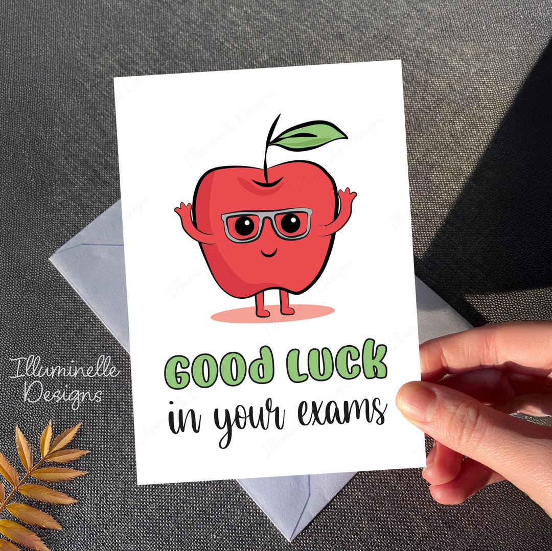 Good Luck in Your Exams Card - Graduation - University, Finished Uni ...