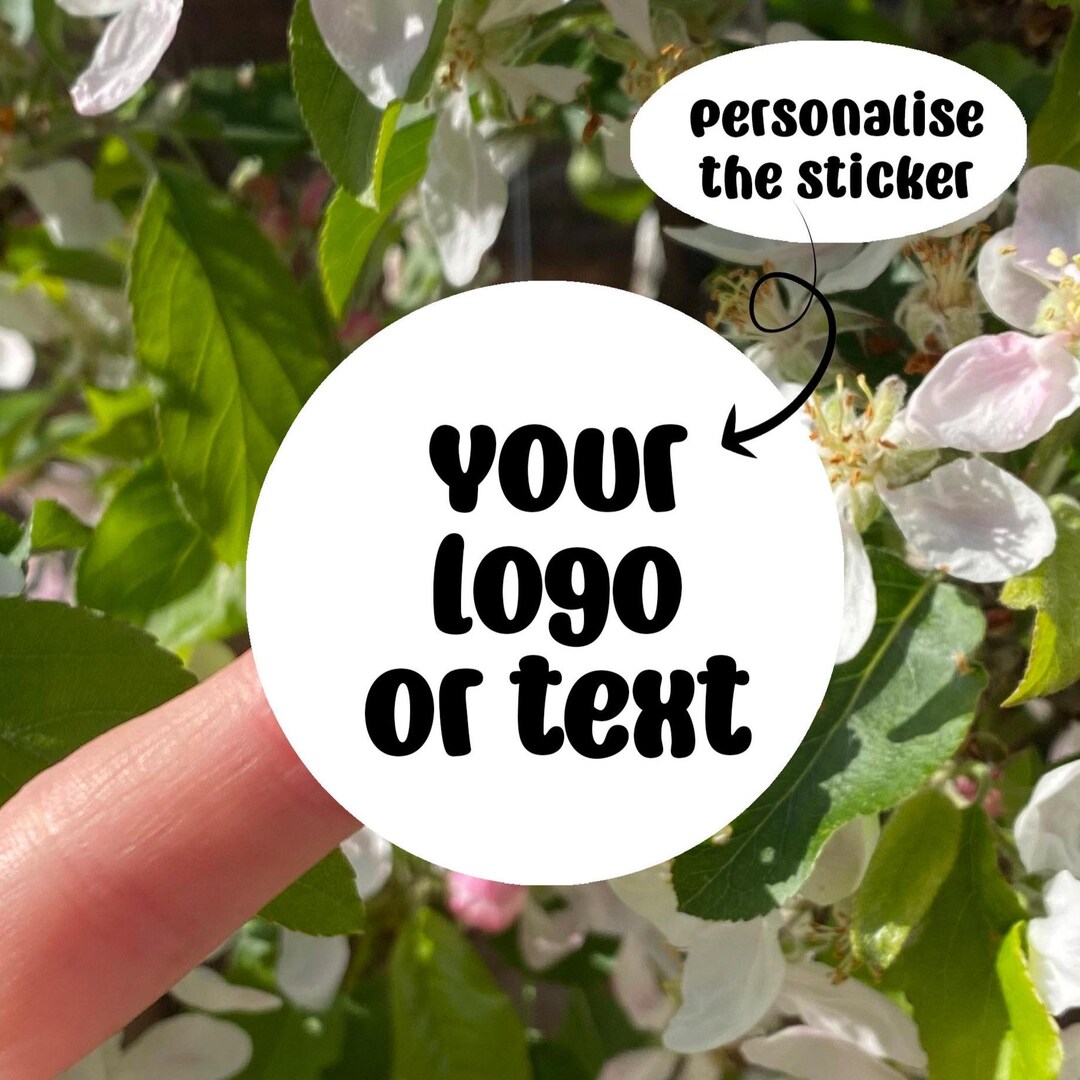 Custom Logo Stickers: Any Design, Business Labels (4cm) - Etsy