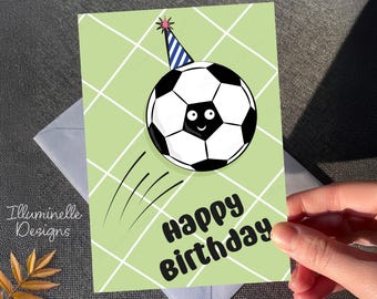Funny Football Birthday Card – Humorous Card for Football Fans