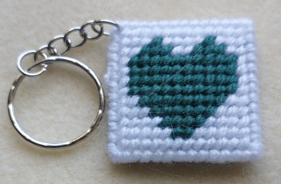 Plastic outlet canvas keychains