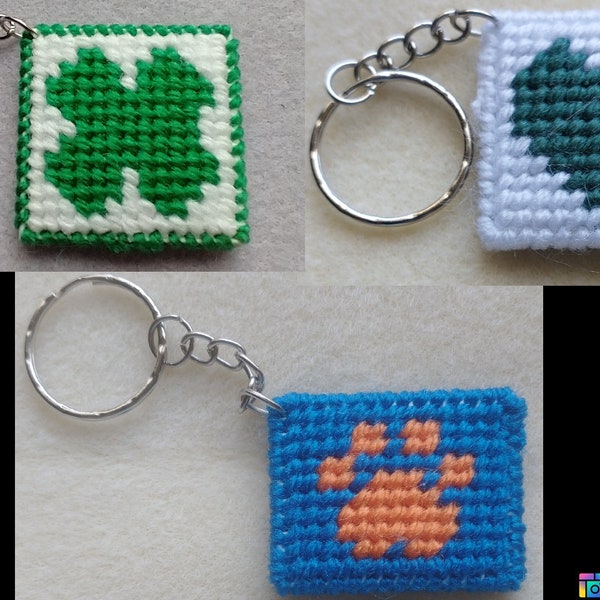 Plastic Canvas Key Chain Patterns Etsy
