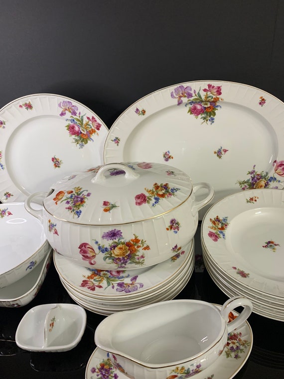 Vajilla porcelana Bohemia Epiag Vintage Etsy M xico