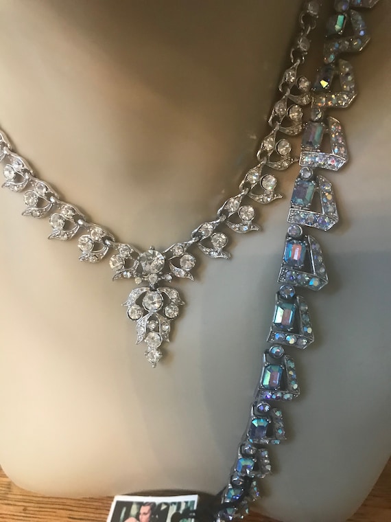 Art Deco vintage necklace - image 8