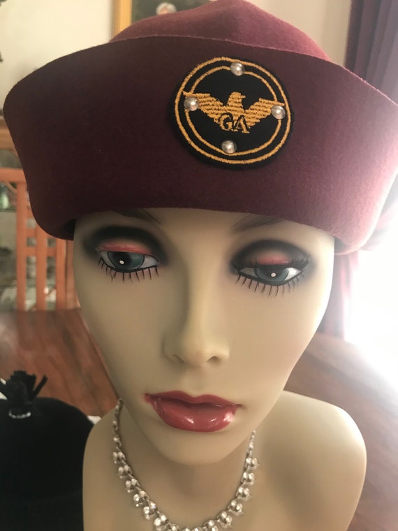 Vintage Georgio Armani MILITARY STYLE HAT Never Worn. - Etsy display picture 2