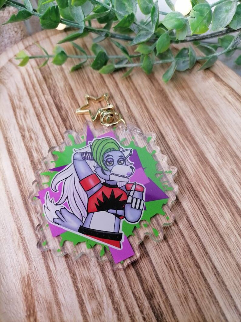 Multiple Choice FNAF Security Breach Keychains Etsy