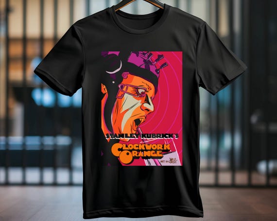 スタンリー・キューブリック 時計じかけのオレンジ Tシャツ L 時計じかけのオレンジ Tシャツ / ブラック【新品】 - RECORD POLIS