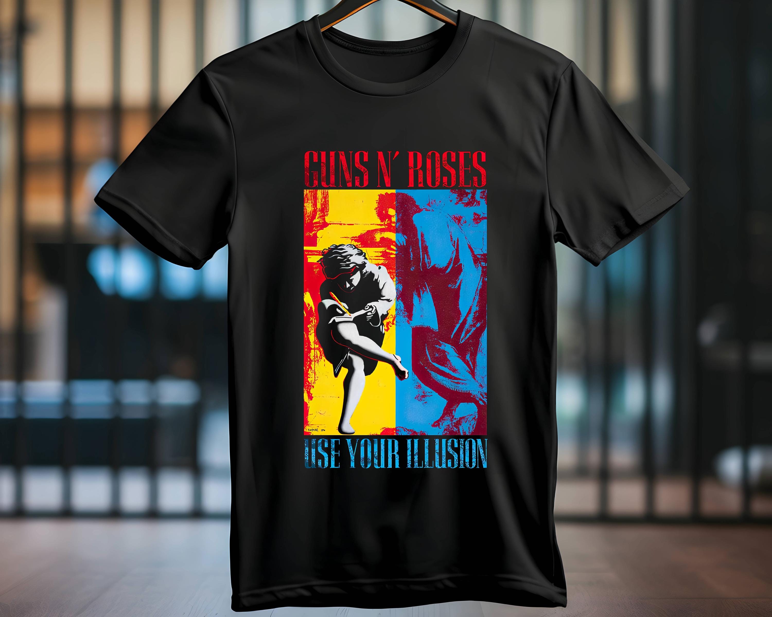 GUNS N' ROSES USE YOUR ILLUSION  Tシャツ L Guns N' Roses - Use Your Illusion T-Shirt - Pop Music