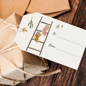 Holiday Gift Tags | Printable | Instant Download