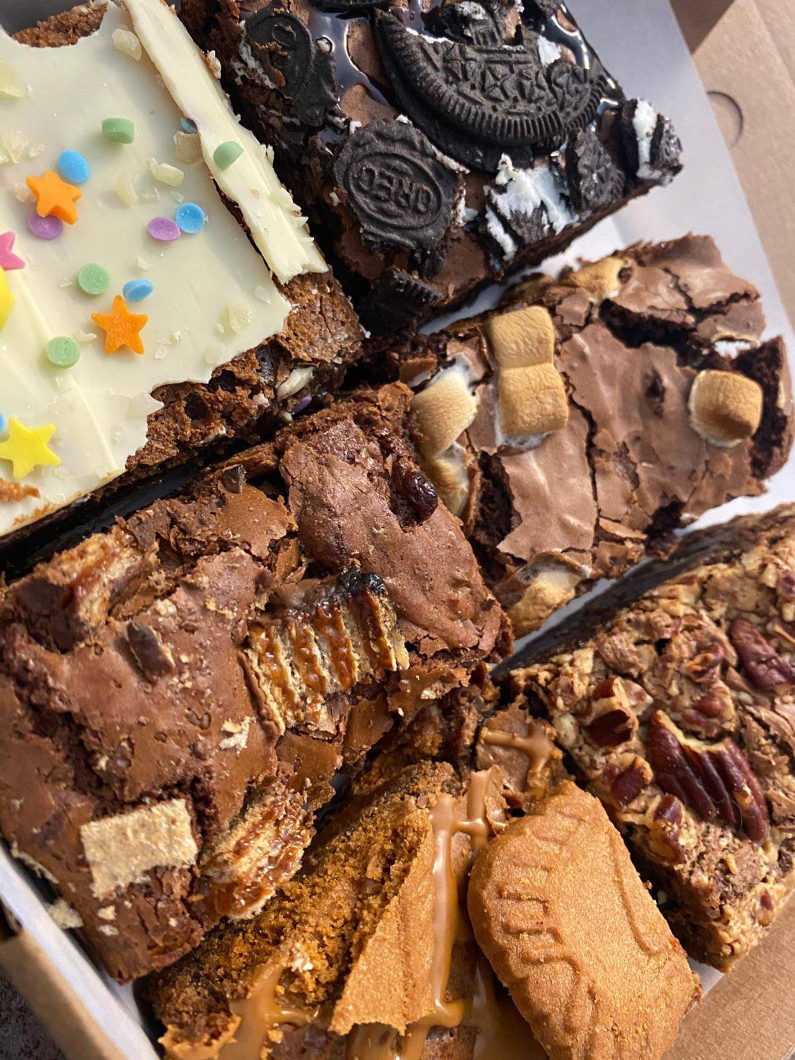 Postal Brownies 6 flavours per box Etsy