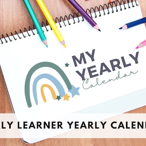 Early Learner Morning Calender (BOY) PreK- First Grade