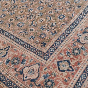 10x13 TURKISH VINTAGE RUG,10x13 Rug,Vintage Rug 10x13,Handmade Rug,10x13 Vintage Rug,10x13 Turkish Rug, 10x13 Wool Rug, 10x13 Faded Rug