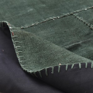 7x10 VINTAGE TURKISH RUG 7x10 Alfombra de cáñamo Alfombra hecha a mano 7x10 Alfombra de cáñamo Cáñamo Kilim Alfombra vintage, Alfombra de área de cáñamo, alfombra de gran tamaño, alfombra de gran tamaño, 240055