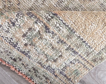 3x12 VINTAGE TURKISH RUNNER,3x12 Rug,3x12 Turkish Runner,3x12 Turkish Rug,Hallway Runner Rug,Handmade Rug, 3x12 Runner Rug, Runner Rug