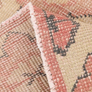 4x7 TURKISH VINTAGE RUG,4x7 Rug,Vintage Rug 4x7,Oushak Handmade Wool Rug,4x7 Vintage Rug,4x7 Turkish Rug, 4x7 Wool Rug, 4x7 Faded Rug