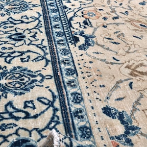 9x12 OVERSIZE VINTAGE RUG,9x12 Rug,9x12 Vintage Rug,Handmade Wool Rug,9x12 Muted Rug,9x12 Turkish Rug, Handmade Rug, 9x12 Area Rug