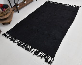 5x7 TURKISH HEMP RUG,5x7 Vintage Rug,5x7 Hemp Rug,5x7 Rug,5x7 Handmade Hemp Rug,Turkish Hemp Rug, Vintage Hemp Rug, Soft Rug