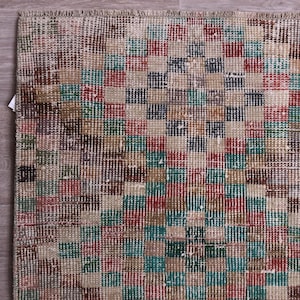2x3 TURKISH VINTAGE RUG,2x3 Rug,Handmade Wool Rug,2x3 Doormat Rug,Doormat,2x3 Vintage Rug, 2x3 Turkish Rug, Muted Rug, Rug 2x3, 244479