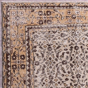 7x10 OVERSIZE VINTAGE RUG,7x10 Rug,7x10 Vintage Rug,Handmade Wool Rug,7x10 Muted Rug,7x10 Turkish Rug, Handmade Rug, 7x10 Area Rug