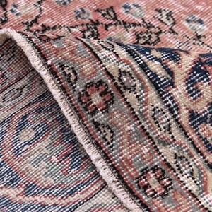 7x10 VINTAGE AREA RUG,7x10 Vintage Rug,7x10 Rug,Handmade Wool Rug,Soft Rug,7x10 Turkish Rug,Vintage Rug 7x10,7x10 Area Rug,Distressed Rug