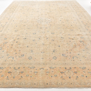 9x14 Turkish Vintage Wool Rug, Handmade Bohemian Area Rug, Bedroom rug, Living Room Rug