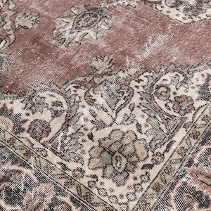 6x10 TURKISH VINTAGE RUG,6x10 Rug,Vintage Rug 6x10,Handmade Wool Rug,Turkish Rug 6x10,Vintage Wool Rug, 6x10 Area Rug, 6x10 Wool Rug
