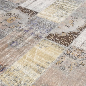 7x10 VINTAGE AREA RUG,7x10 Rug,Handmade Wool Rug,7x10 Turkish Rug,7x10 Vintage Rug,7x10 Area Rug, Vintage Rug 7x10, Rug 7 x 10, 163