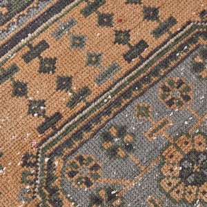 Alfombra turca de pasillo de 90x335 cm, Alfombra de 90x335 cm, Alfombra de lana hecha a mano, Alfombra de pasillo vintage de 90x335 cm, Alfombra vintage de 90x335 cm, Alfombra de pasillo de lana, Alfombra de Anatolia, Alfombra de pasillo