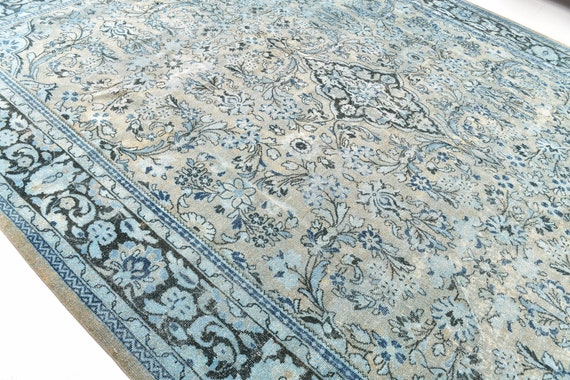 10x14 Oversize Rug,10x14 OVERSIZE TURKISH VINTAGE Rug,10x14 Rug,Oushak Handmade Wool Rug,Oversize Rug,Large Area Rug,10x14 Turkish Rug,24970