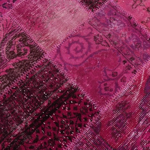 6x8 VINTAGE TURKISH RUG,6x8 Rug,6x8 Vintage Rug,6x8 Tukish Rug,Handmade Wool Rug,Large Area Rug,6x8 Patchwork Rug,6x8 Muted Area Rug,112