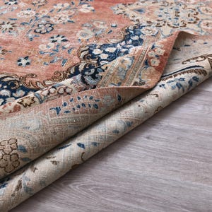 Oversize Vintage Turkish Wool 10x14 Muted Rug, Bedroom rug, Living Room Rug image 10
