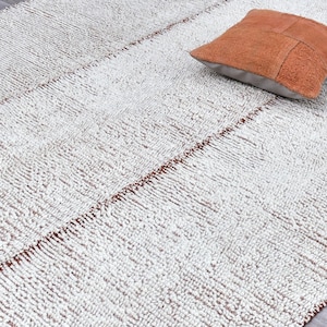 7x9 WOOL TURKISH RUG,7x9 Rug,Wool Rug,7x9 Vintage Rug,Soft Rug,7x9 Wool Rug,7x9 Kilim Rug,7x9 Naturel Rug,Handmade Rug,7x9 Turkish Rug242882